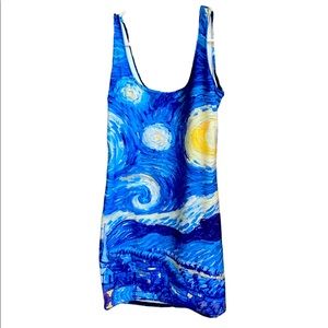 Van Gough Starry Night Mini Dress